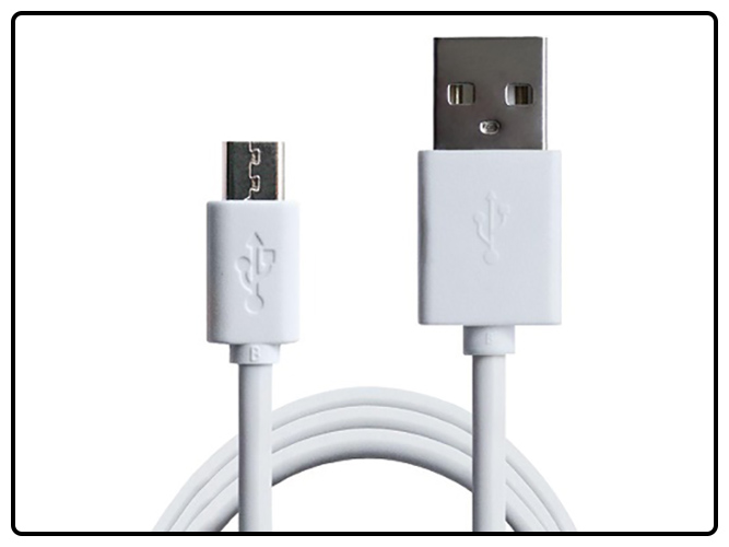 Кабель Grand-X USB-micro, USB PM01CW 2,1A,100% мідь, 1м, White
