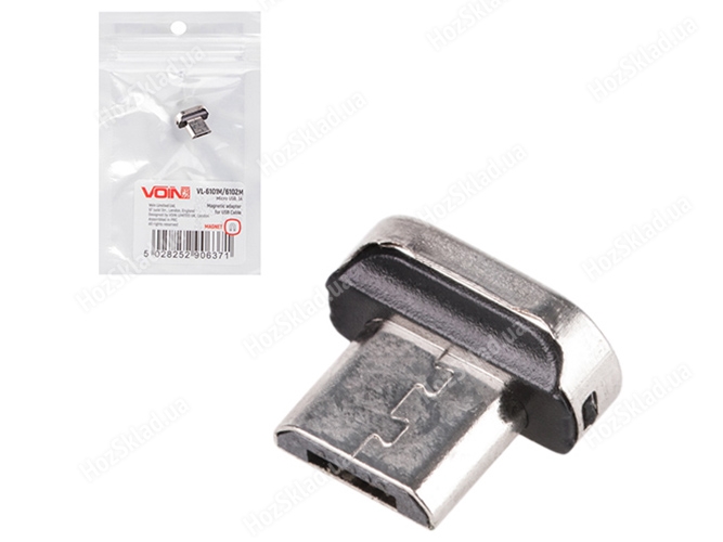 Адаптер для магнитного кабеля VOIN 6101M/6102M, Micro USB, 3А