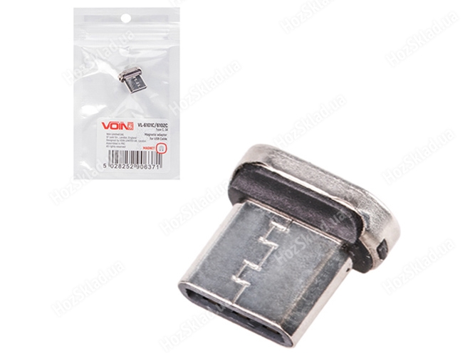 Адаптер для магнітного кабелю VOIN 6101C/6102C, Type C, 3А