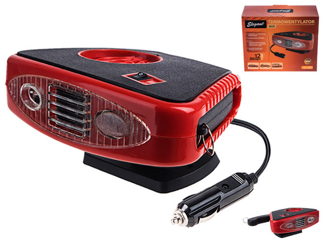 Тепловентилятор Elegant, 150W, 180W, + 3м кабель с диодами (EL 101 507)