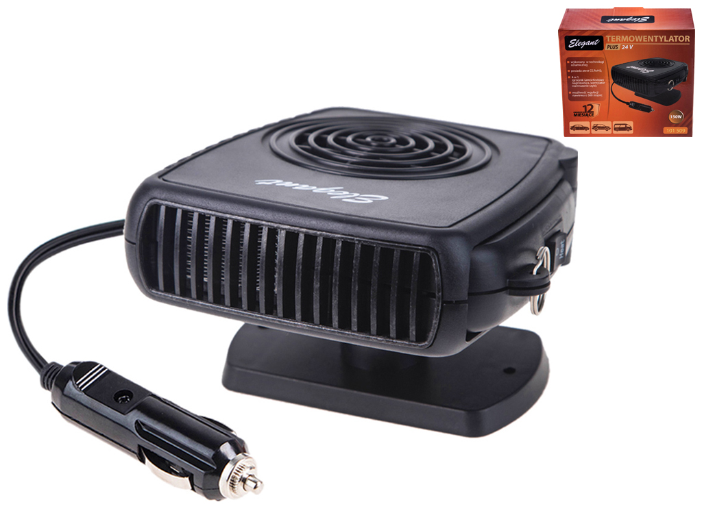 Тепловентилятор Elegant, 150W, + 3м кабель, 24V (EL 101 509)