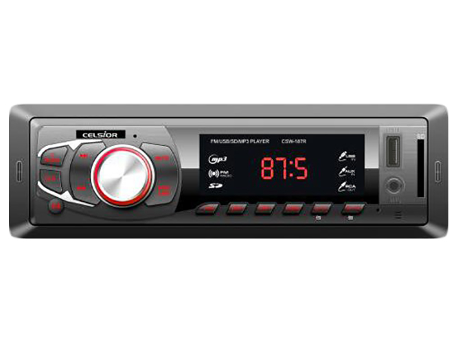 Бездисковый MP3 SD USB FM проигрыватель Celsior CSW-187R
