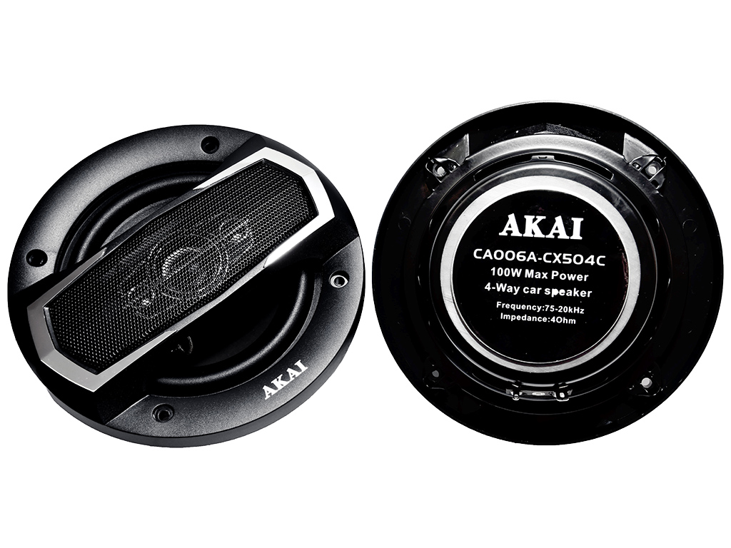 Динамики четырехполосные коаксиальные Akai CA006A-CX504C 13см