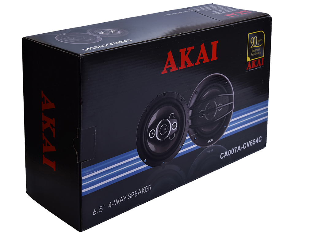 Динамики четырехполосные коаксиальные Akai CA007A-CV654C 16см