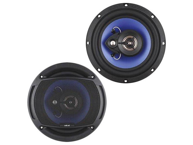 Динамики трехполосные коаксиальные Akai AS-653C 16см