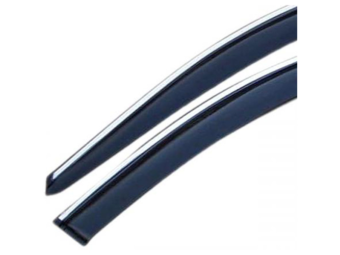 Дефлекторы окон Toyota Camry V40 USA 2006-2011 с Хромом Молдингом (T41-1-M)