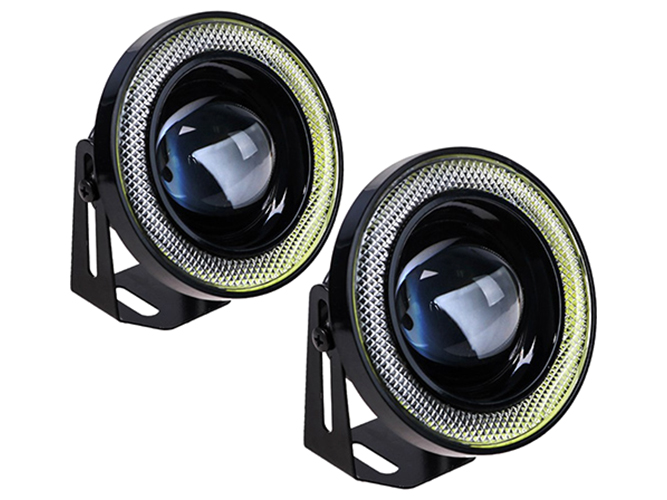 Фара дополнительная PL-1797 LED-2in1/12V-2x5W/D=85мм