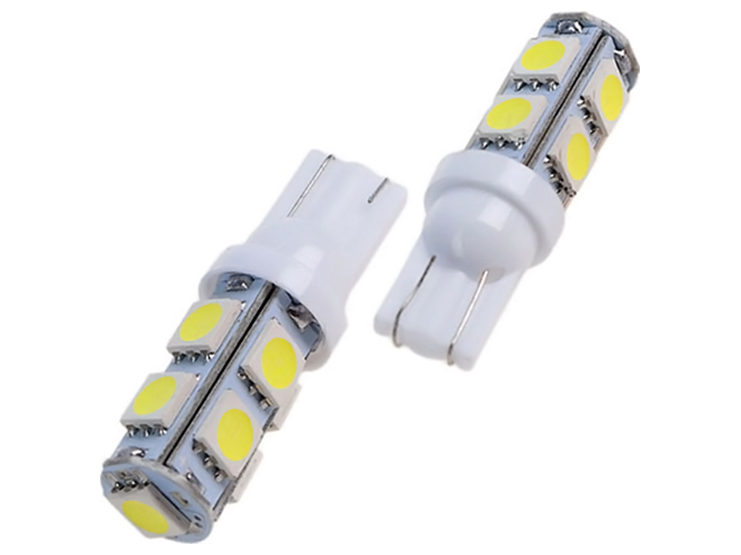 Лампа диодная T-10, -9SMD-5050, 08245