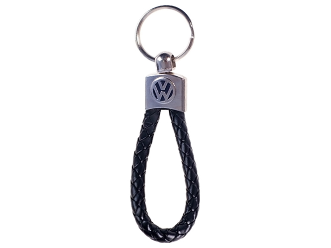 Брелок Volkswagen, шкірзам., плетений