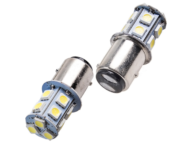Лампа диодная S25, 1157-5050-13SMD, 2 контатку, 08236