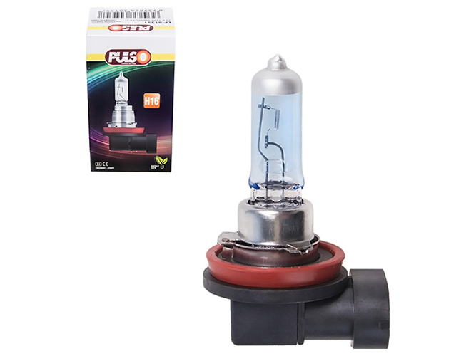 Лампа Pulso галогенная, H16, PGJ19-3, 12v, 19w super white, c, box