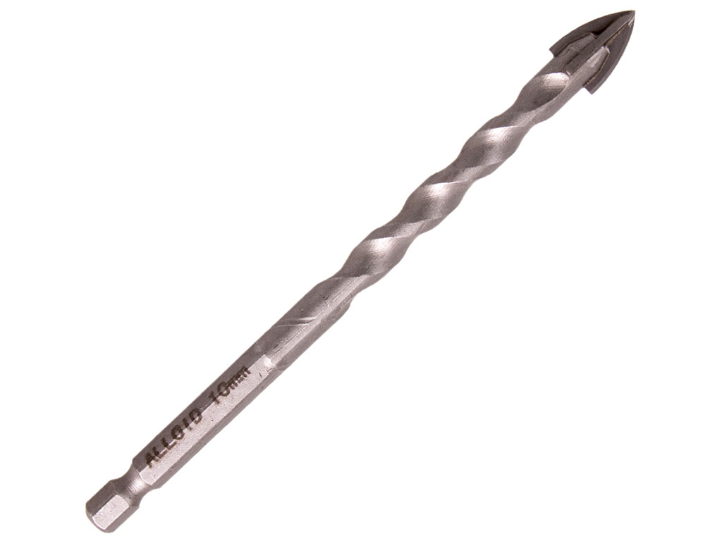 Свердло Alloid по склу, кераміці, HEX 1/4", 12мм, 120мм