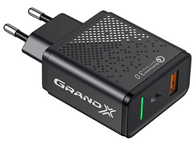 Зарядное устройство Grand-X Fast Charge 3в1 Quick Charge 3.0, FCP, AFC, 18W CH-650