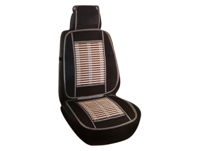 Накидка EL 100 657, массажер бамбук, полиэстр 47х130см, черная