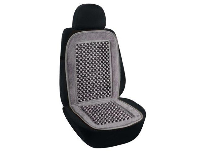 Накидка EL 100 659, масажер кругла кісточка, велюр 41,5х89 сіра (100 659)