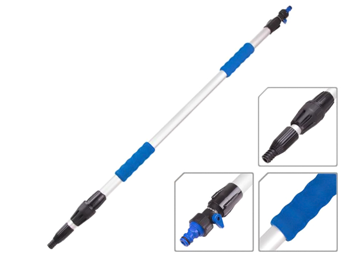 Ручка телескопическая к щетке для мойки автомобиля, SC1752, длина 98-170см, диаметр 22-25мм