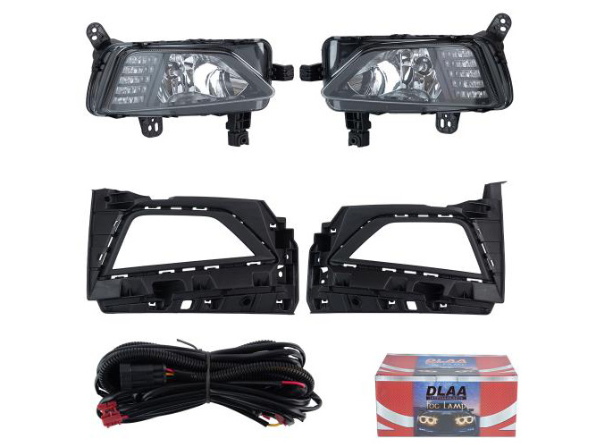 Фары дополнительные модель VW Polo 6 2017-21 (VW-0810 3в1)