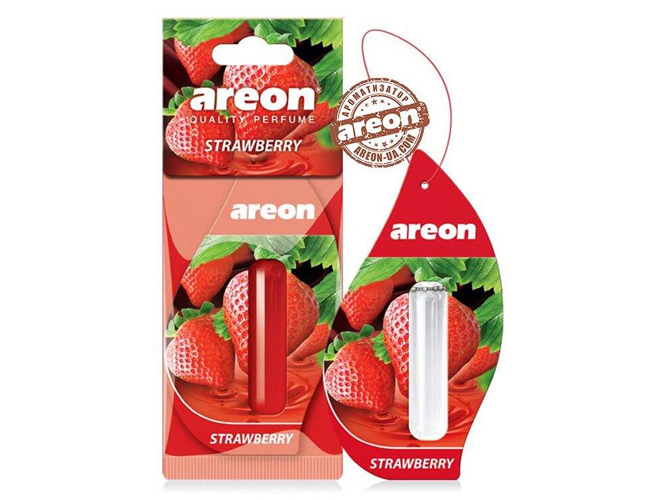 Освіжувач повітря рідкий листочок AREON "LIQUID" Strawberry 5мл