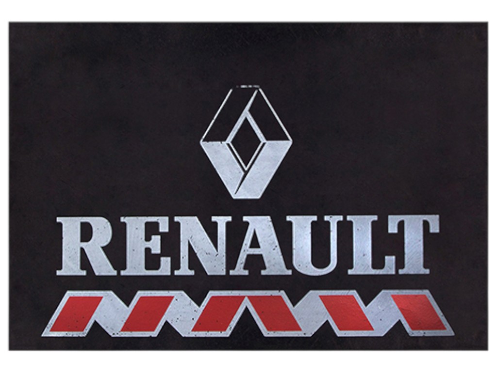 Бризковики для вантажних машин, Renault, гума, 330×470мм, колір чорний (ціна за 2шт)