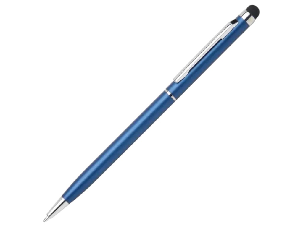 Ручка-стилус Vitol шариковая, металлическая, цвет синий