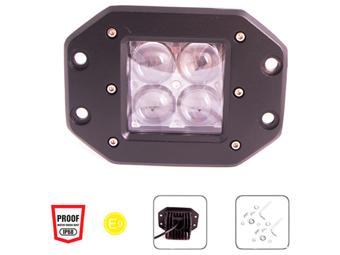 Фара рабочего света WLP-20S5 FLOOD 4Ledx5W/10-30V/20W/6000K