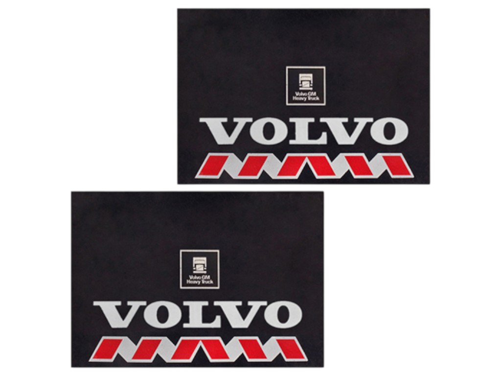 Брызговики для грузовых машин, Volvo, резина, 585×400мм, цвет черный (цена за 2шт)