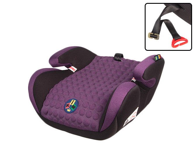 Автокрісло-бустер дитяче KIM 4572-4585 (22-36кг) група 2-3 Purple-Black