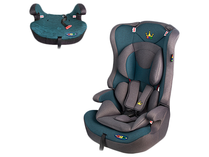 Автокрісло дитяче KIM 4578-4694 HB616 (9-36кг) група 1-2-3 Grey-Blue