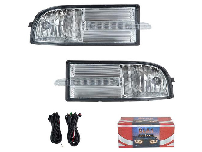 Фары дополнительные модель Chevrolet Aveo Sedan II (2006-12),электрическая проводка (CV-304-LED FOG+