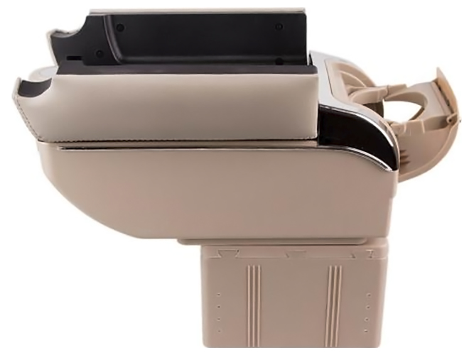 Подлокотник Vitol, HJ48020, пепельница, подстаканник, 7 USB портов, бежевый