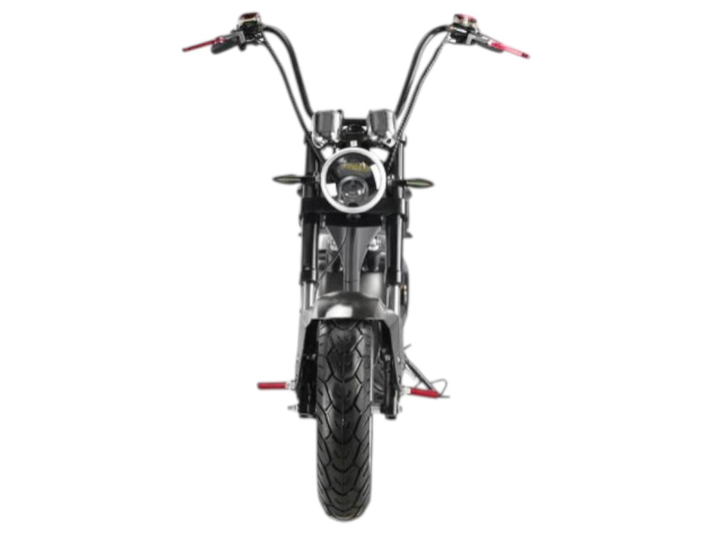 Електроскутер Rooder Chopper, 2000Вт, 60В/20Ач, li-ion, дискові гідравлічні гальма, колір чорний
