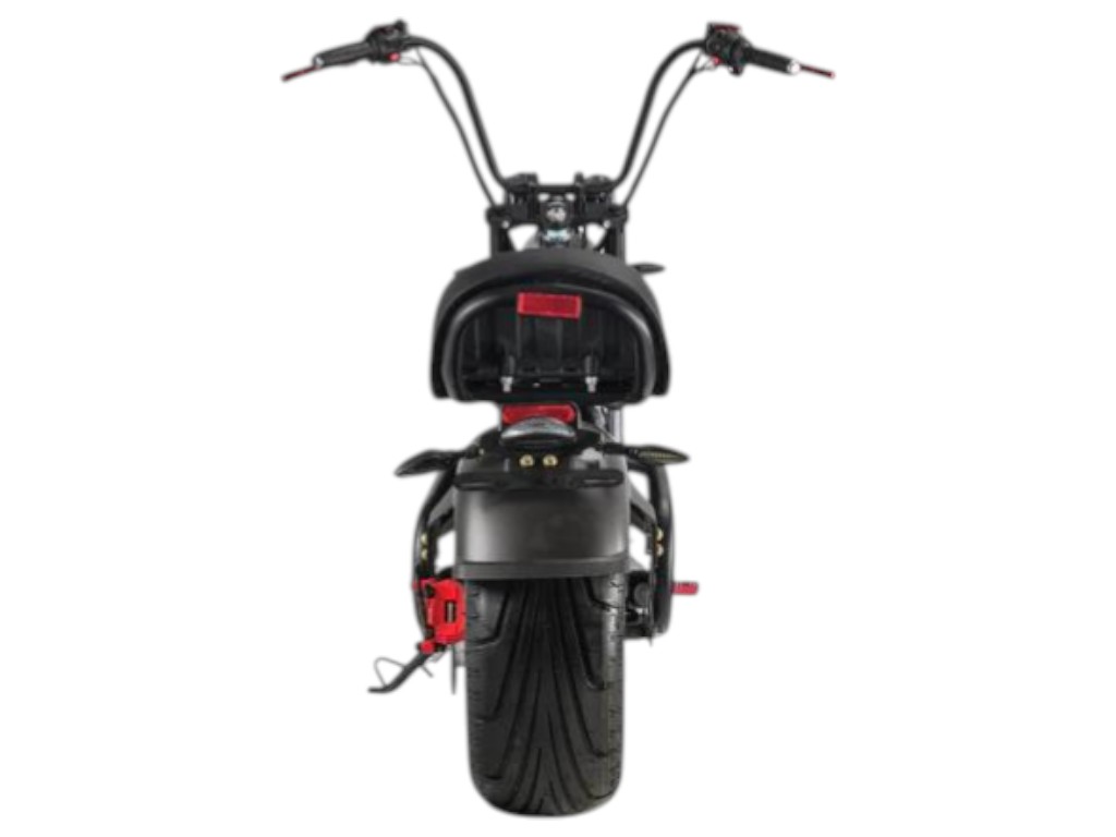 Електроскутер Rooder Chopper, 2000Вт, 60В/20Ач, li-ion, дискові гідравлічні гальма, колір чорний
