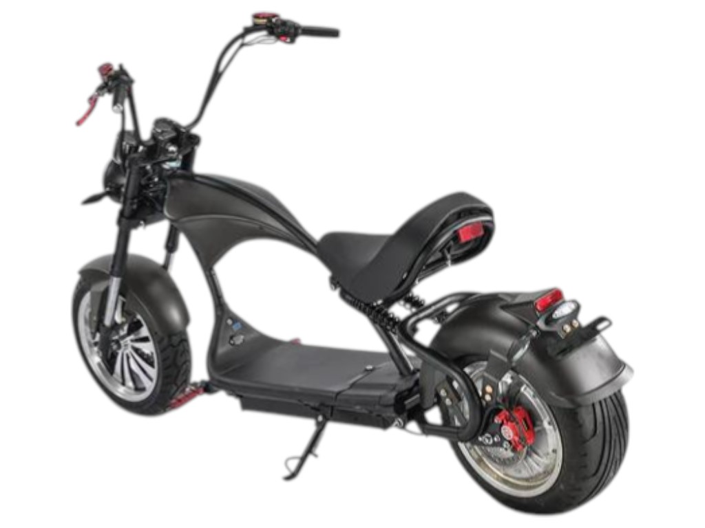 Електроскутер Rooder Chopper, 2000Вт, 60В/20Ач, li-ion, дискові гідравлічні гальма, колір чорний
