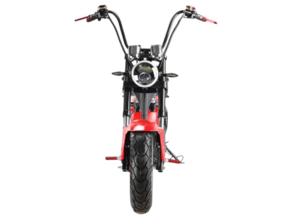 Електроскутер Rooder Chopper, 2000Вт, 60В20Ач, li-ion, дискові гідравлічні гальма, колір червоний