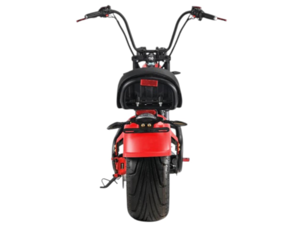 Електроскутер Rooder Chopper, 2000Вт, 60В20Ач, li-ion, дискові гідравлічні гальма, колір червоний