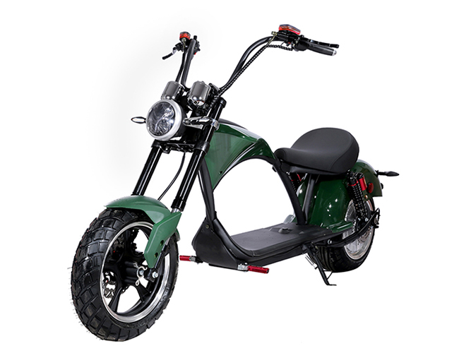 Електроскутер Chopper 3000W, 60V20Ah, Green (r804-m3/3000Gn)