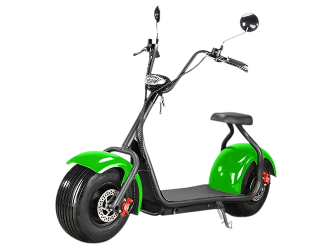 Электроскутер Citycoco, 1500W, 60V12Ah, Green