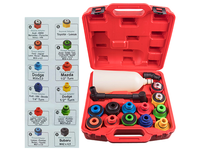 Набор адаптеров для смены масла Alloid (УА-5115)