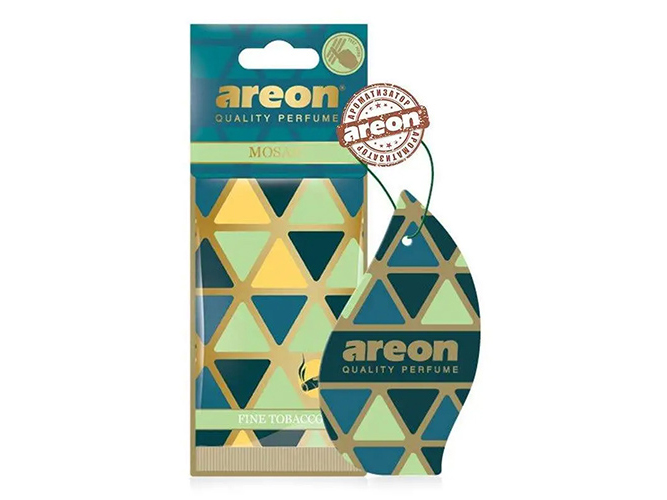 Освіжувач повітря AREON сухий листочок "Mosaic" Fine Tobacco