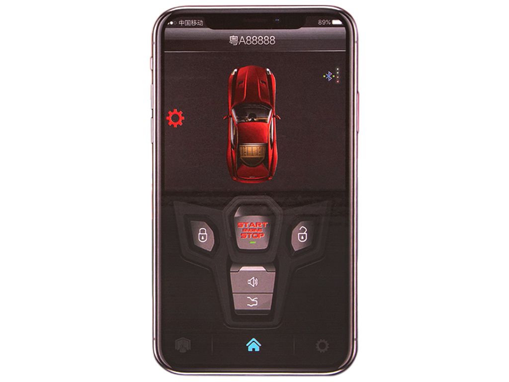 Сигнализация SPY Bluetooth PKE, M9-S, LC095-836, Start, 2-way