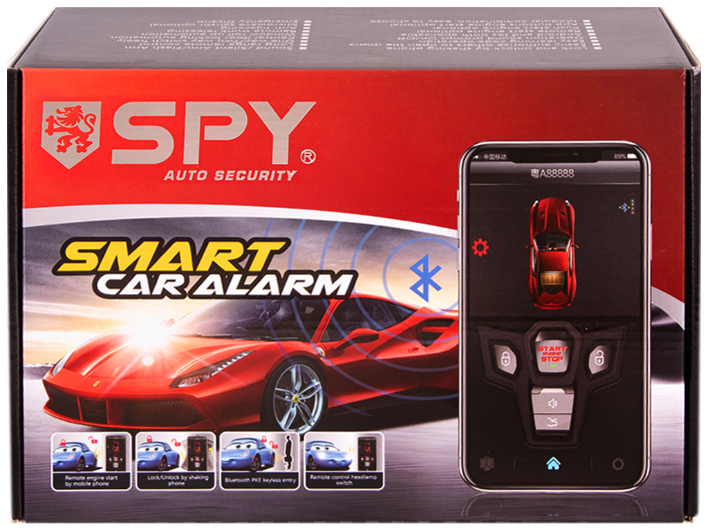 Сигнализация SPY Bluetooth PKE, M9-S, LC095-836, Start, 2-way