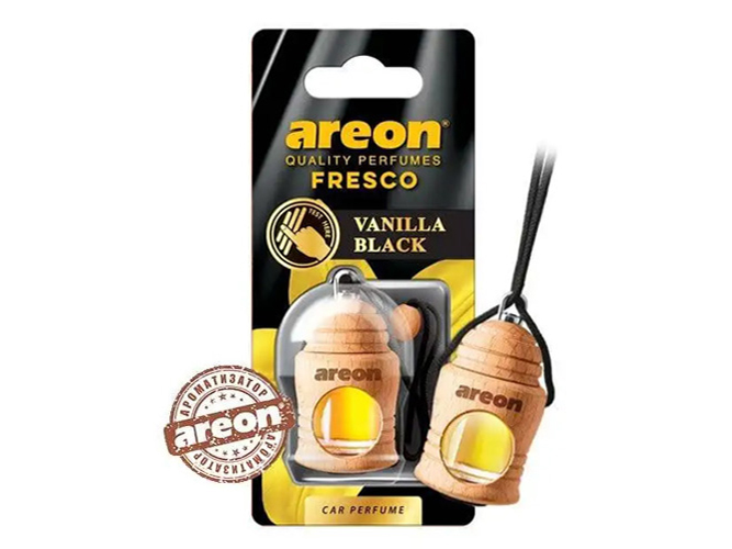 Освіжувач повітря AREON-VIP "Фреско" Vanilla Black 4мл