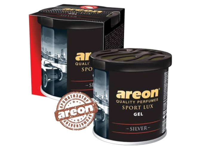 Освежитель воздуха AREON GEL CAN Sport Lux Silver
