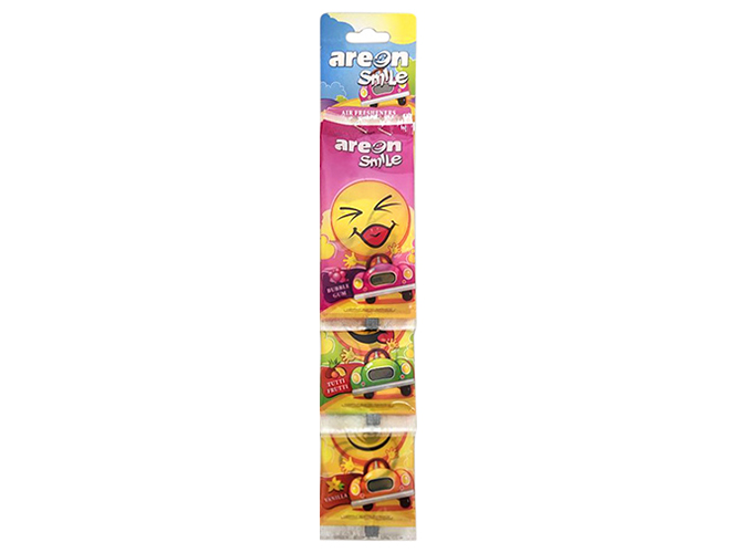 Освіжувач повітря Areon Smile Dry MIX, сухий листок, на планшеті