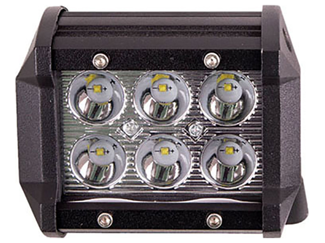 Фара рабочего света Pulso, WLP-21S6 SPOT, 6Led х 4W, 95х75х75мм, 10-30V, 24W, 6000K