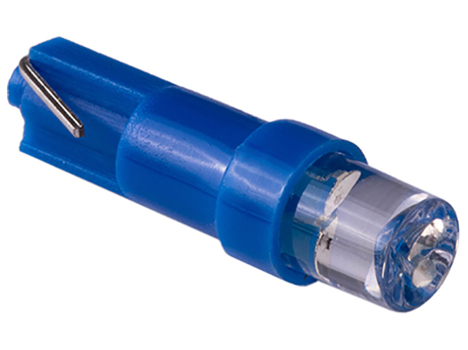 Лампа Pulso габаритная LED T5/1SMD-3030, 12v, 0.5w, 3lm Blue (LP-120302)