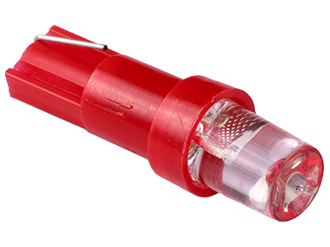 Лампа Pulso габаритная LED T5/1SMD-3030, 12v, 0.5w, 3lm Red (LP-120318)