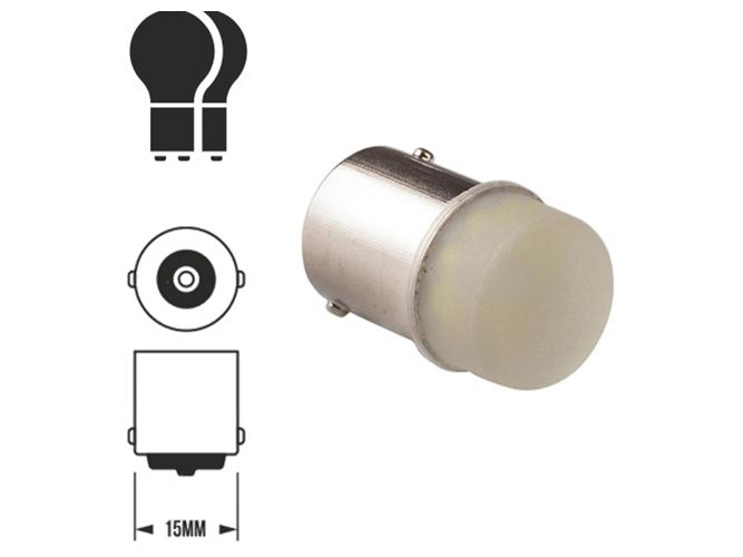 Лампа PULSO габаритная LED 1156, 9SMD-4014, 12v, 2,8w, 264lm White (цена за 1шт) (LP-282646)