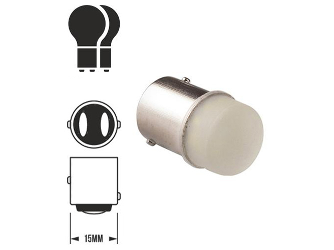 Лампа PULSO габаритная LED 1157, 9SMD-4014, 12v, 2,8w, 264lm White (цена за 1шт) (LP-292647)