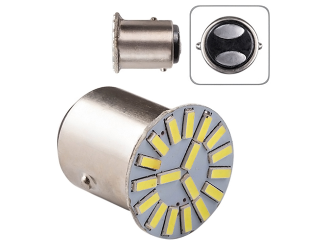Лампа Pulso габаритная, LED 1157, 18SMD-4014, 12v, 1,2w, 114lm, белая